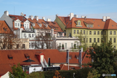 チェコ（１３６）プラハ街並み　