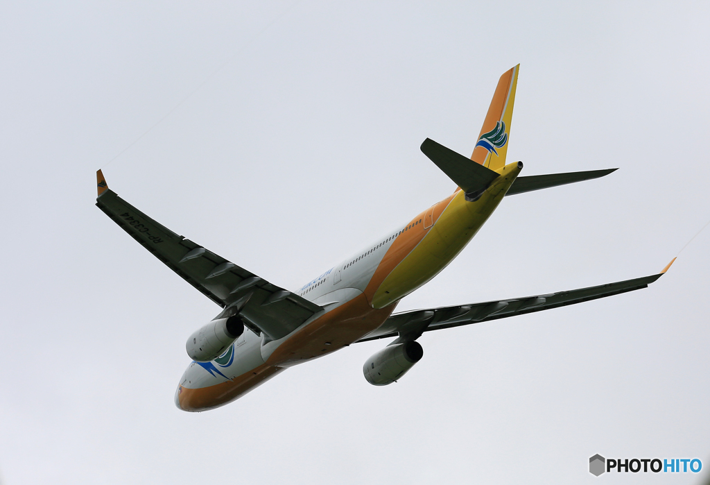「はれ」 CEBU A320-343 RP-C3343 離陸