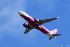 「空色」peach A320-214 JA13VA Takeoff 