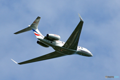 「青が大好き」 プライベート ガルフ G650 Takeoff