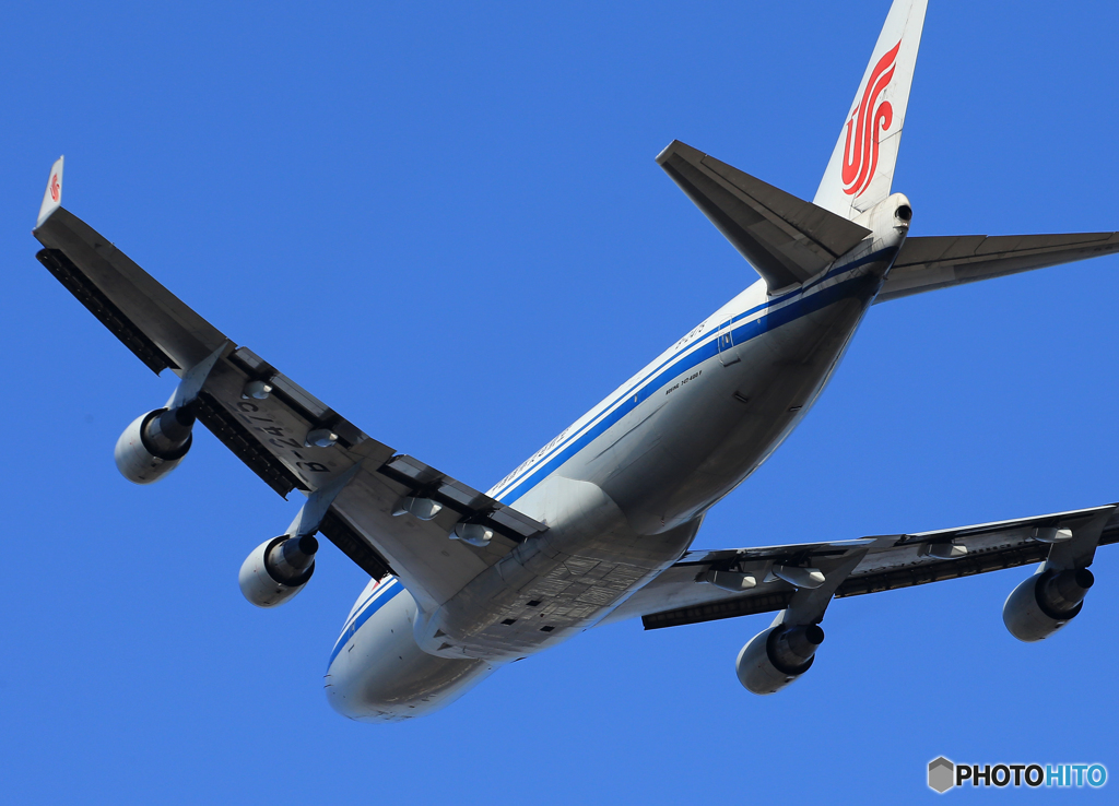 「群青」 China 747-400F B-2475 飛行