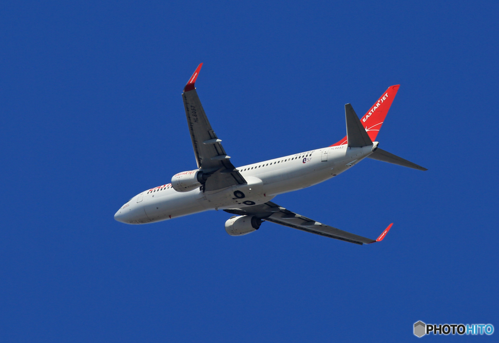 ☀「青い空」が一番 ☮Eastar Jet 737-86J HL8057