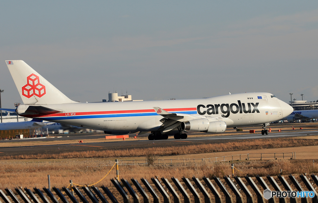 「すかい」 Cargolux 747-4R7F LX-VCV 飛行