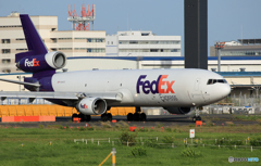 「そらー」 FedEx MD-11 N594FE 出発です