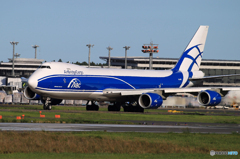 「空色」Air Bridge Cargo 747-8  出発です　