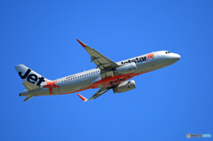 「スカイ」 Jetstar A320-232 JA21JJ 出発です