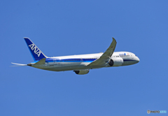 「晴れ」 ANA 787-9 JA872A ☮出発です