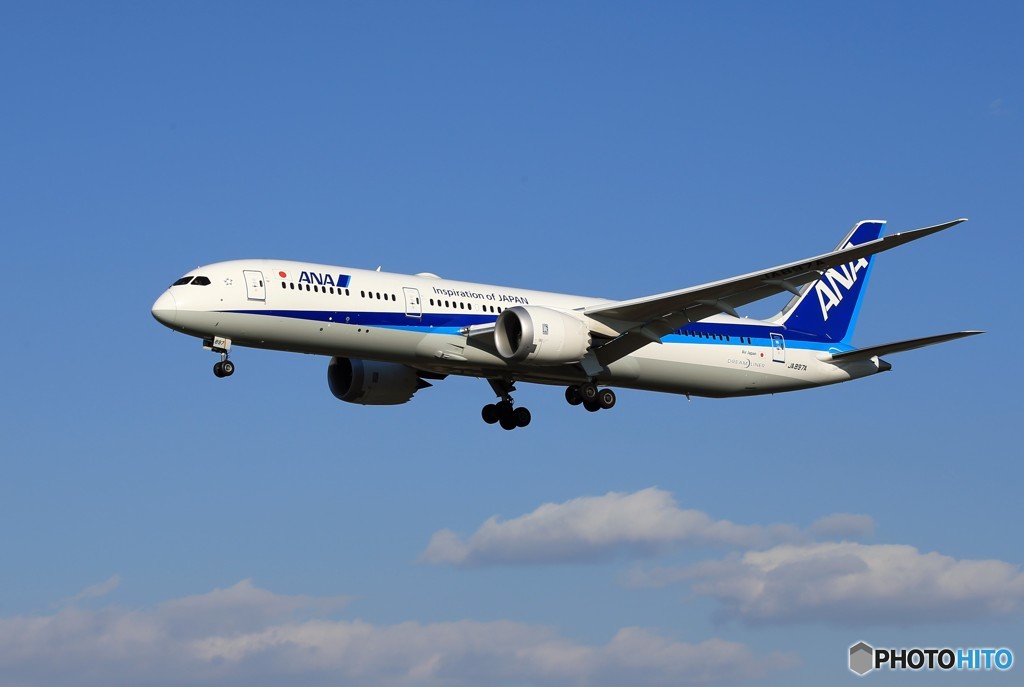 ANA 787-9 JA897A 到着です