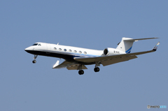 「群青」 メトロジェット Galf G550 B-KVC Landing  