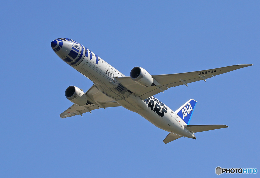 「SKY」 STAR WARS 787-8 JA873A 飛行 