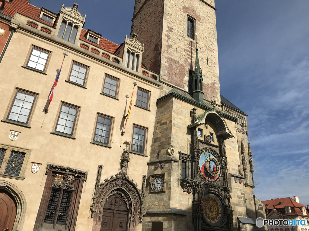 プラハ（１７０）天文時計・旧市庁舎　