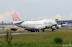 ☮China 747-400 B-18212 ✈出発です。　