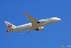 「空色」 JAL 787-8 JA839J 飛び立ちです 