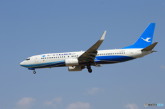  「Blue」 厦門航空 737-86N B-5603 Landing