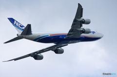 「晴れ」 NCA 747-8KZF JA17KZ 出発