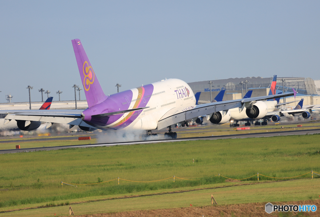 「空色」 THAI A380-841 HS-TUD到着しました