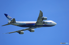 「賀正」 NCA 747-8KZF JA15KZ 飛び立ちです