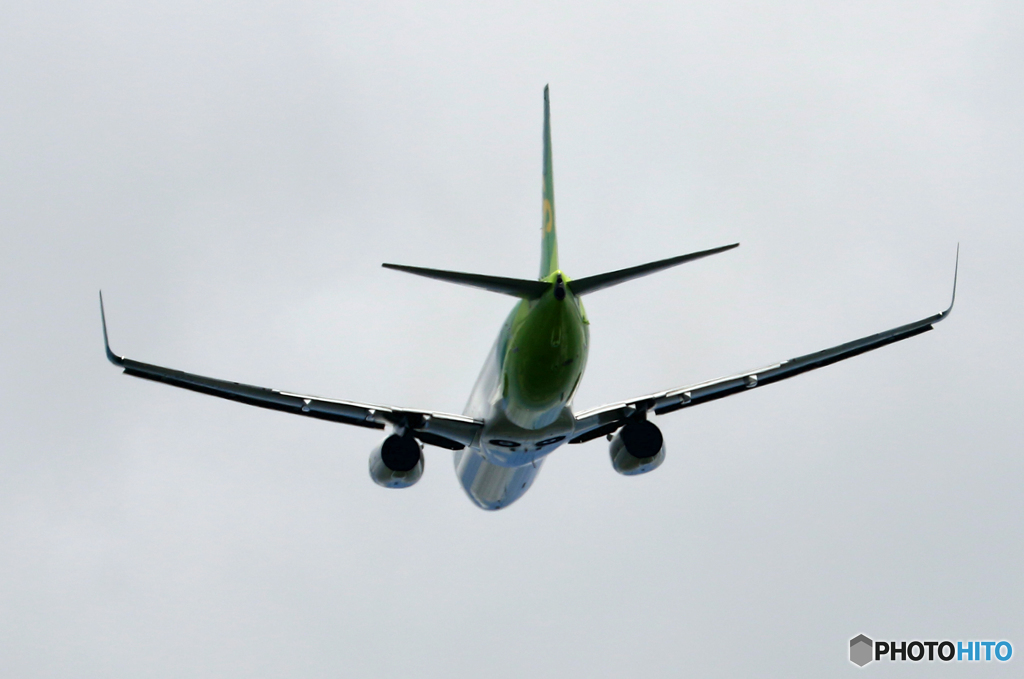 「ぶるー」 Air Jin B737  飛行