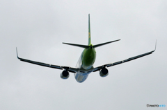 「ぶるー」 Air Jin B737  飛行