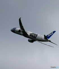 「くもり」ANA STAR WARS 787-8 Takeoff 