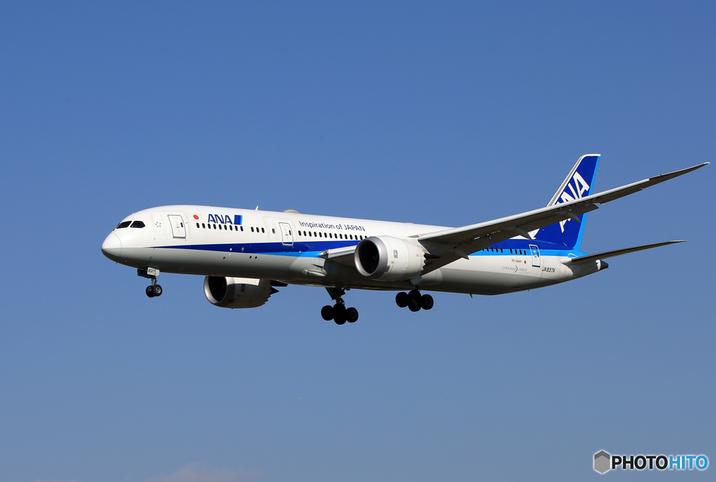 「そらー」 ANA 787-9 JA837A Landing 