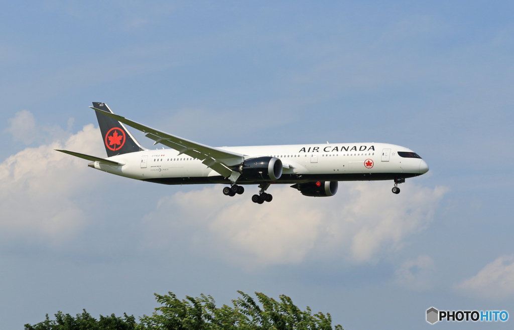 「すかい」 AIR CANADA 787-9 C-FVLO Landing