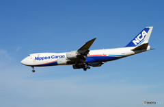 「良い天気」 NCA 747-8KZF JA13KZ Takeoff