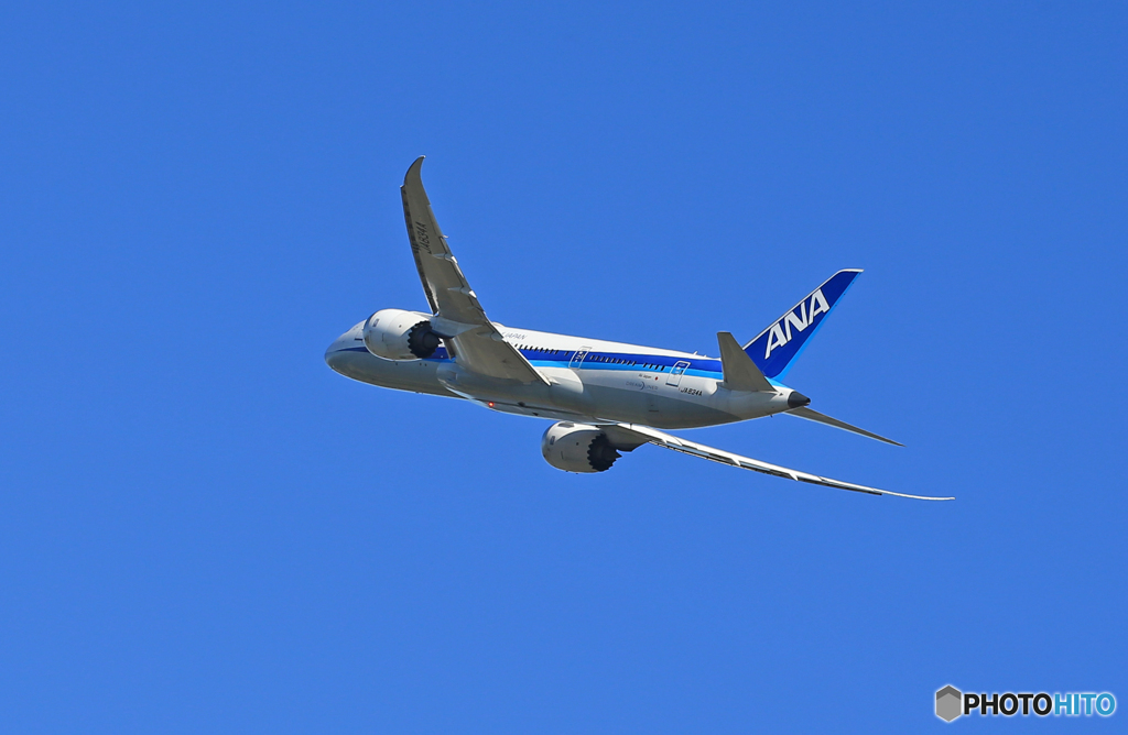 ☀「青い空」ANA 787-8 JA834A  Takeoff  