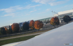 「晴れの日」乗りました・ミュンヘン空港の誘導路を移動中です