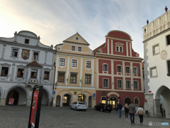 プラハ（５５）チェスキー・クルムロフ広場