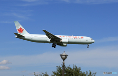 「青空」 Air Canada 767-375 C-FPCA Landing