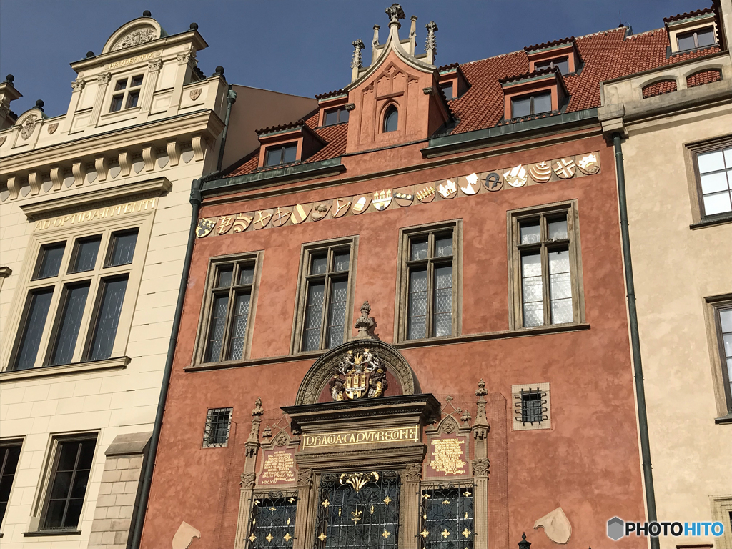 チェコ（３８）プラハ街並み　