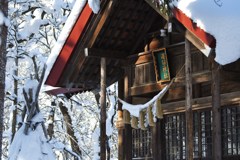 冬の浦臼神社