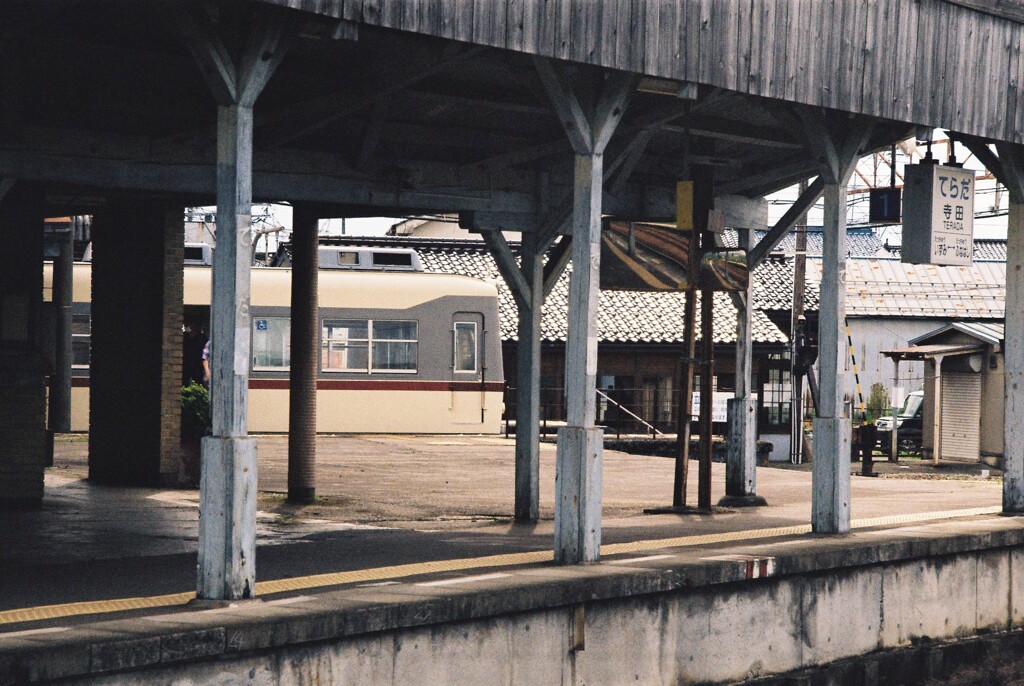 寺田駅にて