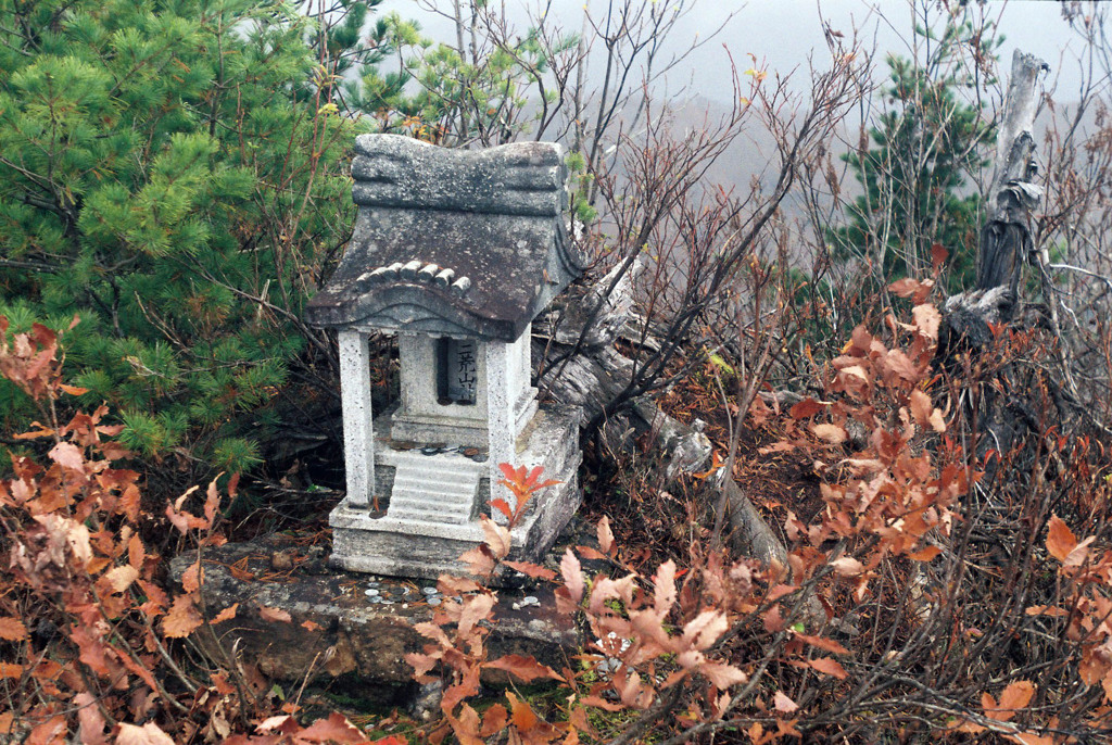 蒲生岳山頂にて