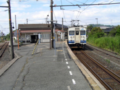 雀田駅にて