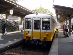 高松築港駅にて