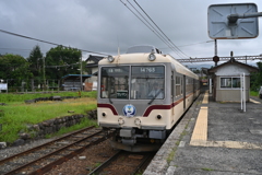 岩峅寺駅にて