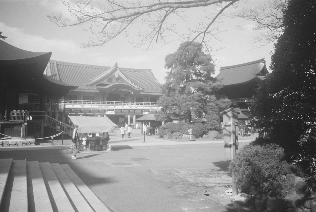 高幡不動にて