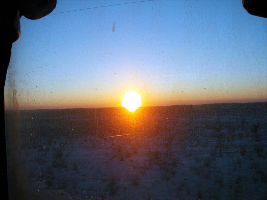 シベリアの夕日