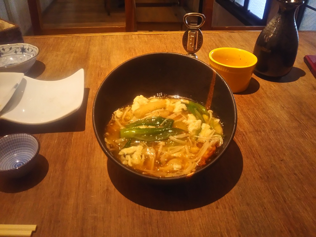 鱧の天ぷら湯葉あんかけ