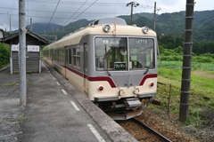 横江駅にて