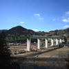 新桂川橋梁にて