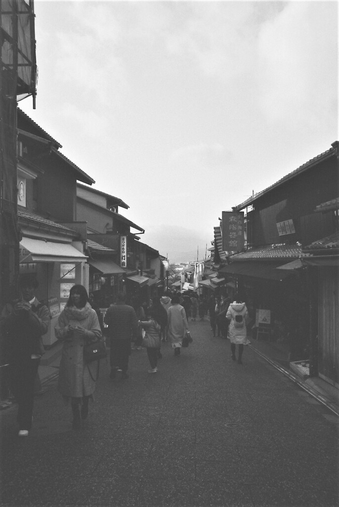 清水道にて