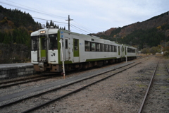 会津川口駅にて④