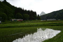 蒲生岳と只見線
