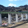 新桂川橋梁にて