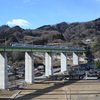 新桂川橋梁にて