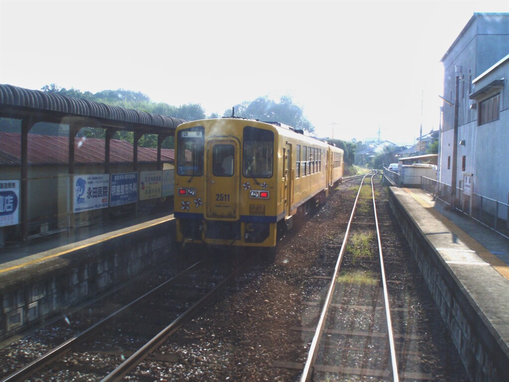 原城駅にて