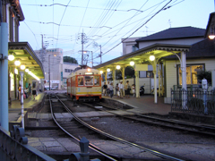 道後温泉駅にて